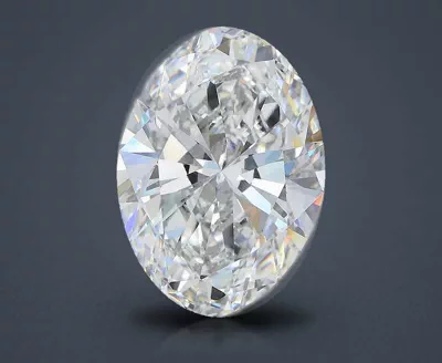 12.08ct F VVS2 Rare Carat Ideal Cut Oval Lab Grown Diamond