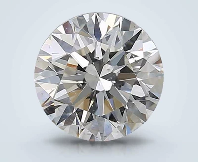 3.00ct H SI2 Rare Carat Ideal Cut Round Diamond