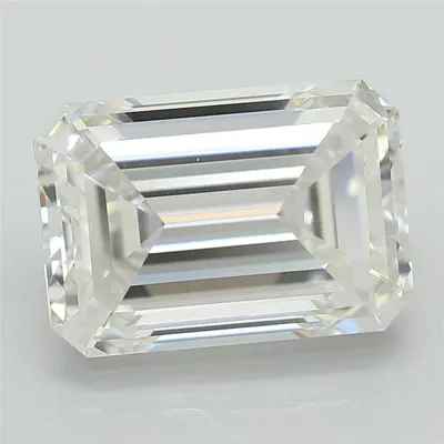 2.53ct F VS1 Rare Carat Ideal Cut Emerald Lab Grown Diamond