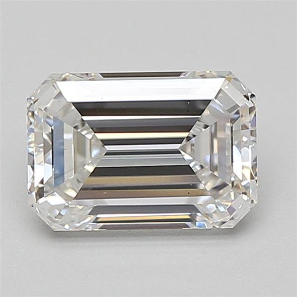 2.09ct E VS1 Rare Carat Ideal Cut Emerald Lab Grown Diamond