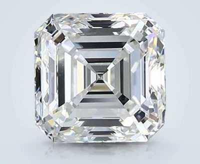 2.40ct J VVS2 Rare Carat Ideal Cut Asscher Diamond