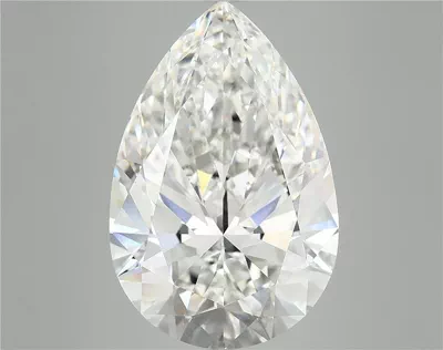 10.26ct F VVS2 Rare Carat Ideal Cut Pear Lab Grown Diamond