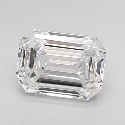 1.58ct D VVS1 Excellent Cut Emerald Lab Grown Diamond