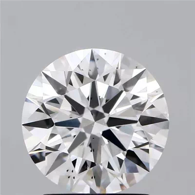 2.06ct F SI1 Rare Carat Ideal Cut Round Lab Grown Diamond