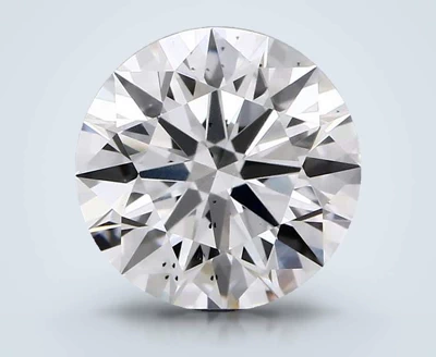 2.06ct F SI1 Rare Carat Ideal Cut Round Lab Grown Diamond