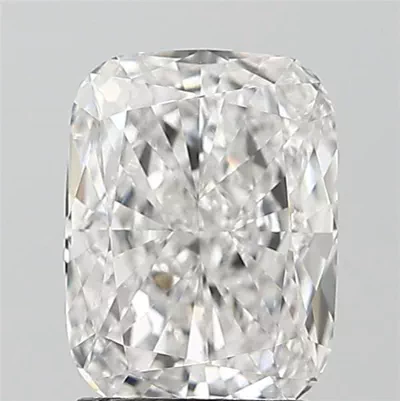 2.35ct D VVS2 Very Good Cut Cushion Lab Grown Diamond