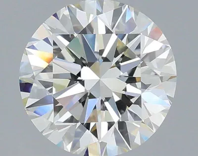 2.46ct I VVS2 Rare Carat Ideal Cut Round Diamond