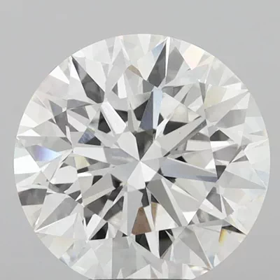 6.07ct F VVS1 Rare Carat Ideal Cut Round Lab Grown Diamond