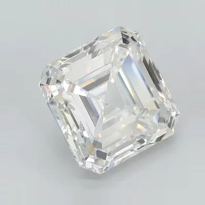11.11ct F VVS2 Very Good Cut Asscher Lab Grown Diamond