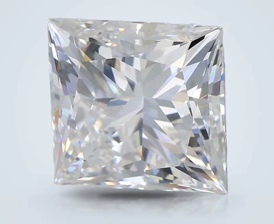 3.07ct E VS1 Rare Carat Ideal Cut Princess Lab Grown Diamond