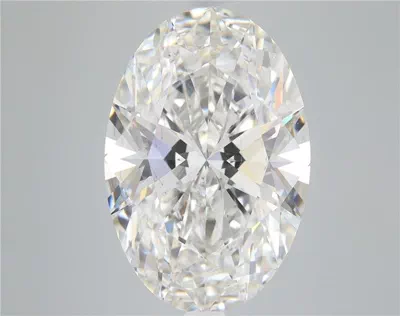 8.15ct H VS2 Rare Carat Ideal Cut Oval Lab Grown Diamond