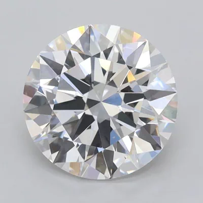 2.02ct E FL Rare Carat Ideal Cut Round Lab Grown Diamond