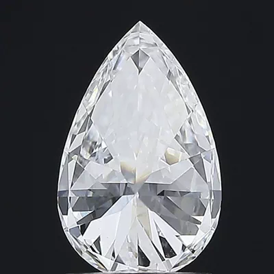 1.63ct D VVS2 Rare Carat Ideal Cut Pear Lab Grown Diamond