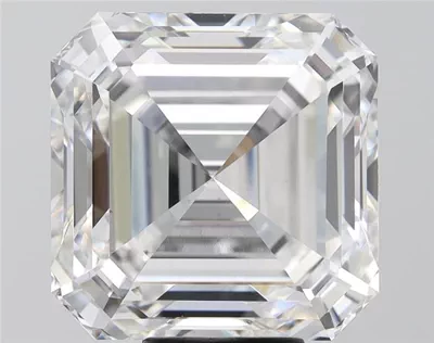 10.17ct F VS1 Excellent Cut Asscher Lab Grown Diamond