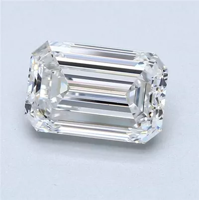 3.01ct D VS1 Rare Carat Ideal Cut Emerald Diamond