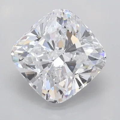 1.51ct D VVS2 Rare Carat Ideal Cut Cushion Lab Grown Diamond