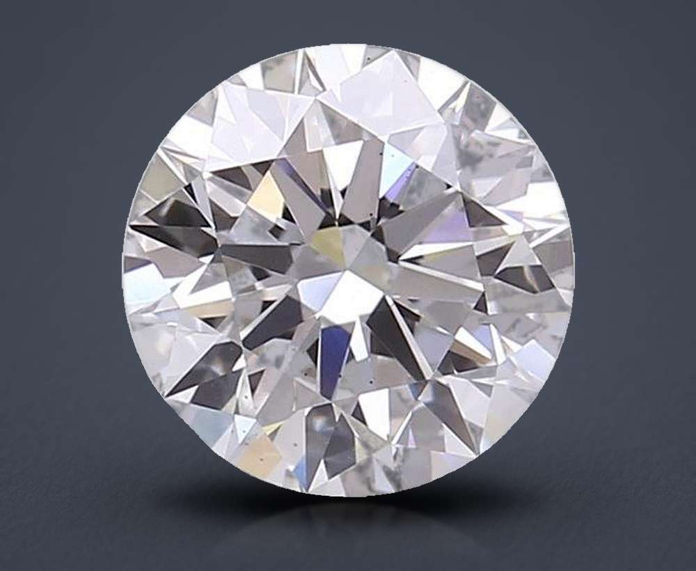 2.51ct G VS1 Rare Carat Ideal Cut Round Lab Grown Diamond