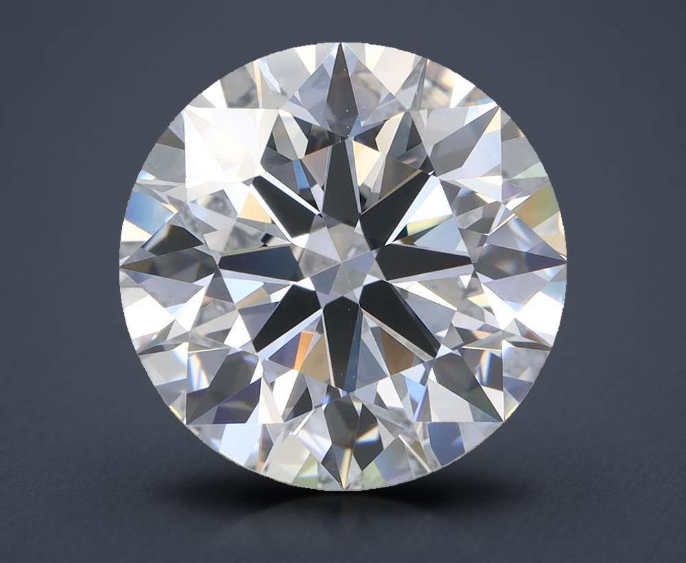 4.24ct F VVS1 Rare Carat Ideal Cut Round Lab Grown Diamond