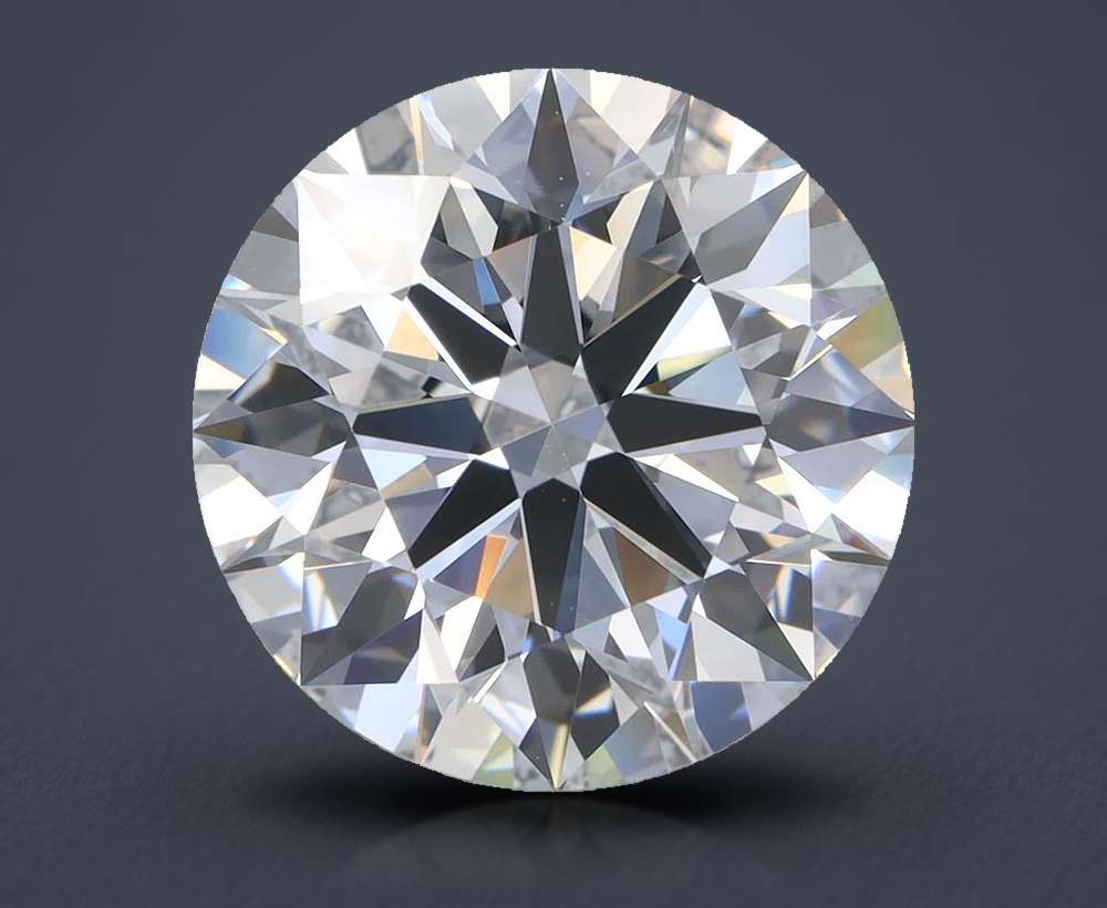 4.24ct F VVS1 Rare Carat Ideal Cut Round Lab Grown Diamond