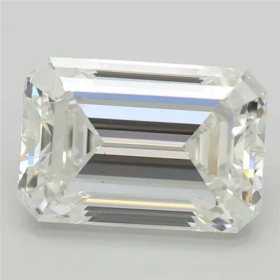 5.62ct F VS1 Excellent Cut Emerald Lab Grown Diamond