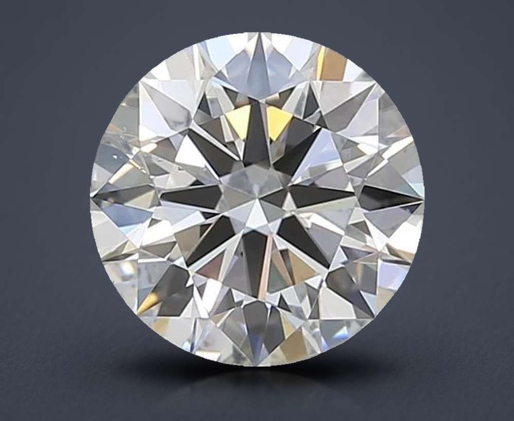 1.56ct E SI1 Rare Carat Ideal Cut Round Lab Grown Diamond