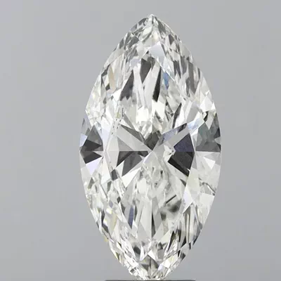 6.08ct H VS2 Rare Carat Ideal Cut Marquise Lab Grown Diamond