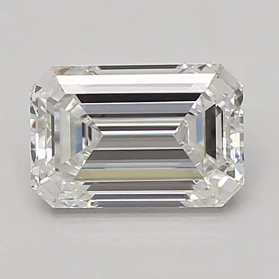 1.27ct E VVS2 Rare Carat Ideal Cut Emerald Lab Grown Diamond