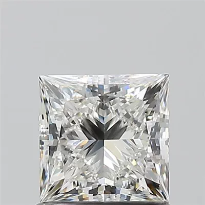 1.01ct H VS2 Rare Carat Ideal Cut Princess Diamond