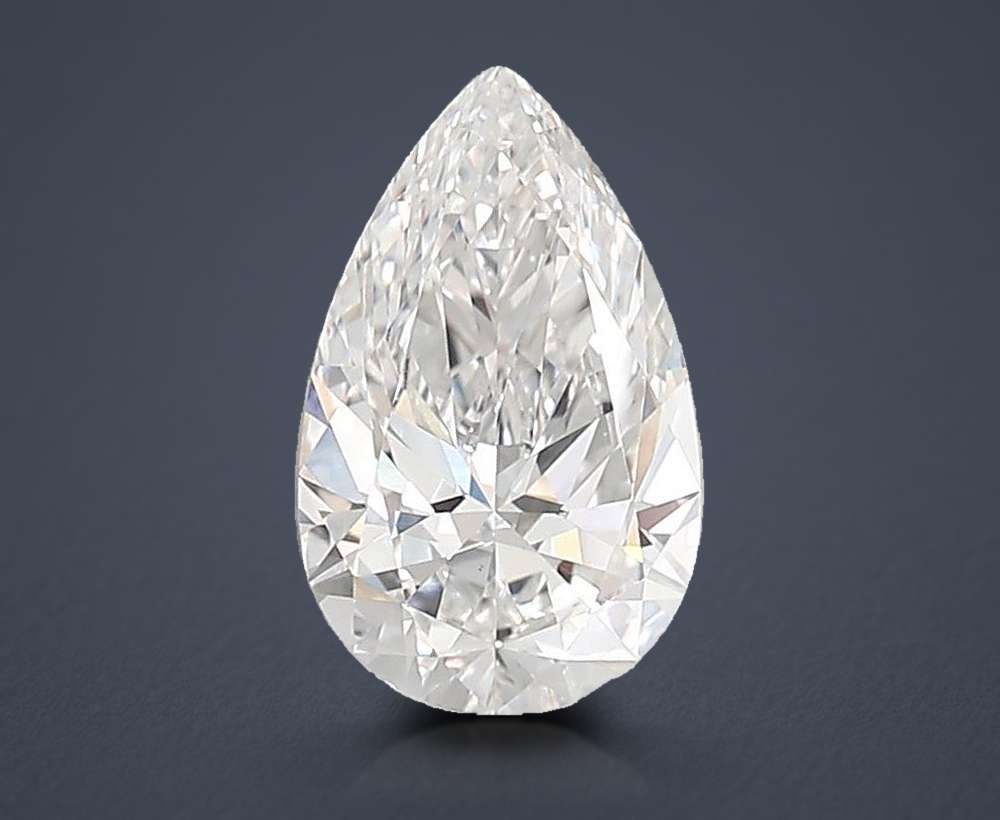 2.00ct E VS1 Rare Carat Ideal Cut Pear Lab Grown Diamond