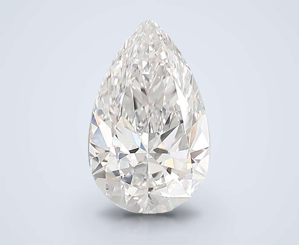 2.00ct E VS1 Rare Carat Ideal Cut Pear Lab Grown Diamond