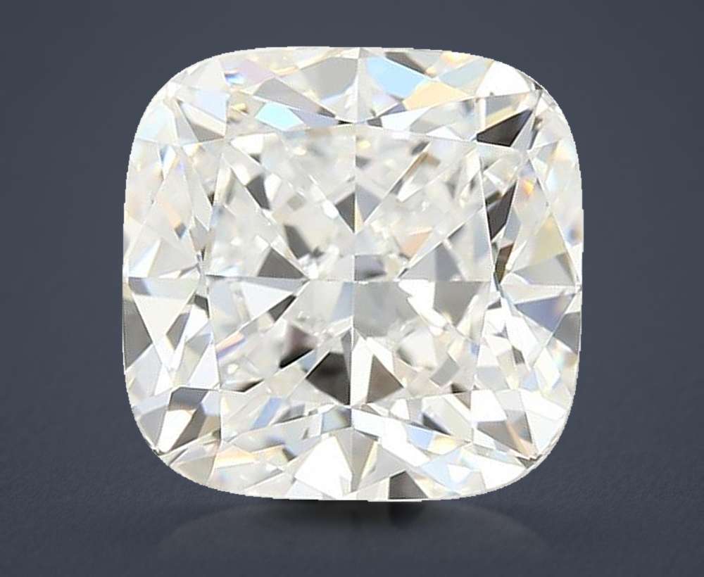 3.54ct E VVS1 Rare Carat Ideal Cut Cushion Lab Grown Diamond