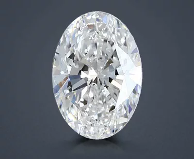 1.55ct D VS2 Rare Carat Ideal Cut Oval Lab Grown Diamond