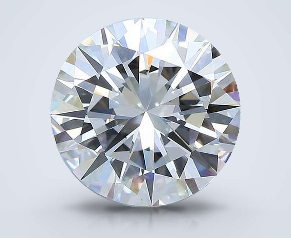 3.54ct H VS2 Very Good Cut Round Diamond