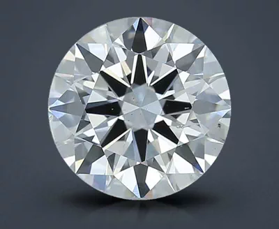 3.01ct E SI2 Rare Carat Ideal Cut Round Diamond