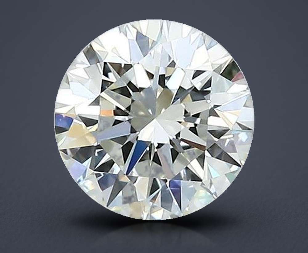 1.01ct J VS1 Rare Carat Ideal Cut Round Diamond
