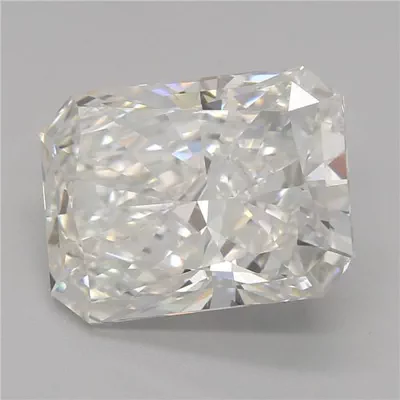 4.06ct E VVS2 Rare Carat Ideal Cut Radiant Lab Grown Diamond