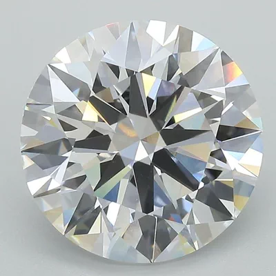 5.92ct D VVS2 Rare Carat Ideal Cut Round Lab Grown Diamond