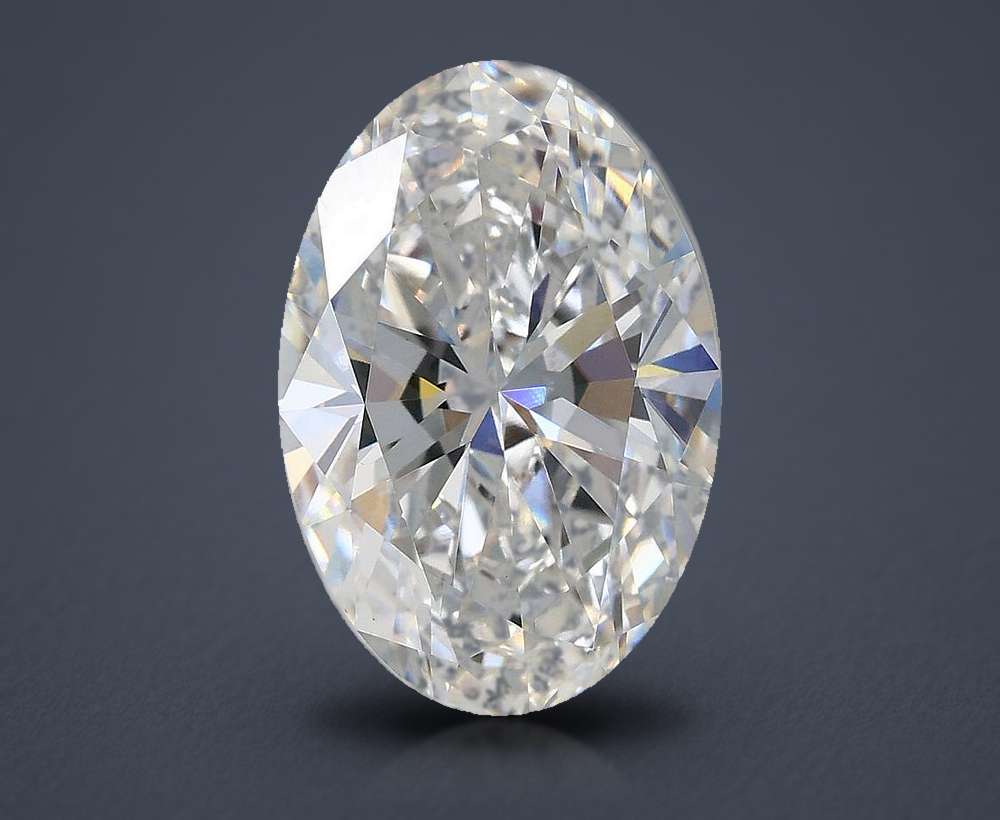 3.57ct E VS1 Rare Carat Ideal Cut Oval Lab Grown Diamond