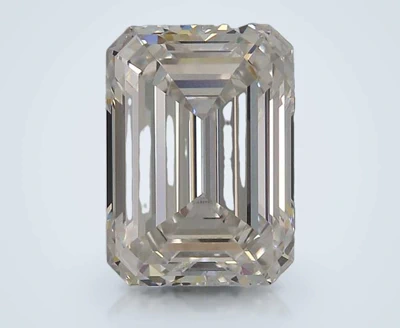 1.57ct F VVS2 Rare Carat Ideal Cut Emerald Lab Grown Diamond