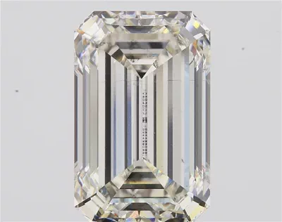 7.01ct I VS2 Excellent Cut Emerald Lab Grown Diamond