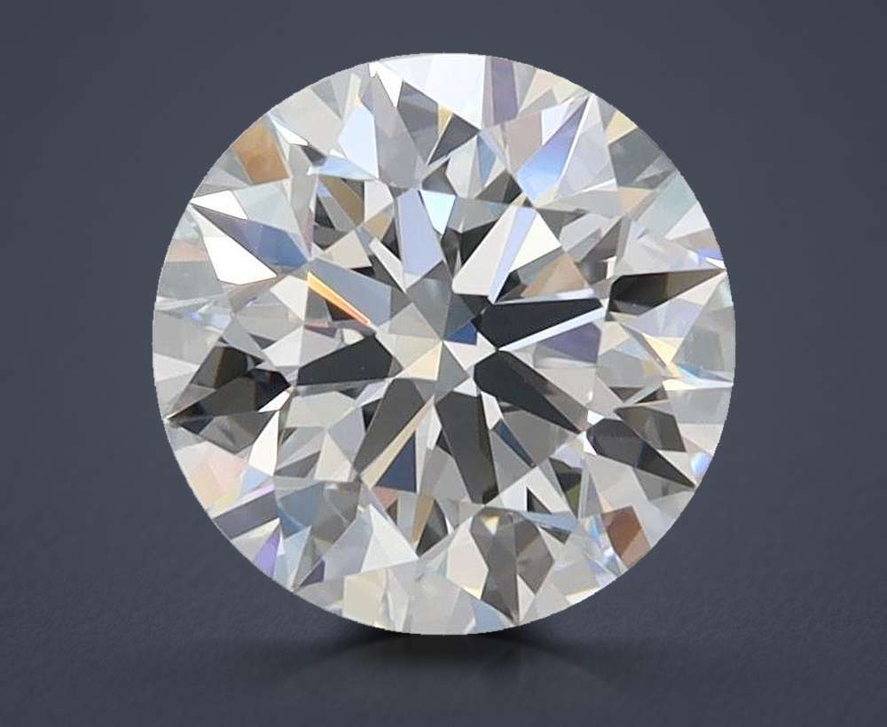 1.70ct E FL Rare Carat Ideal Cut Round Lab Grown Diamond