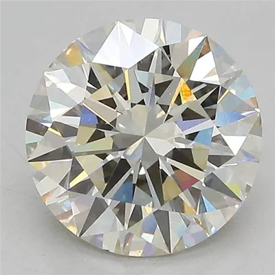3.07ct J VS1 Excellent Cut Round Lab Grown Diamond
