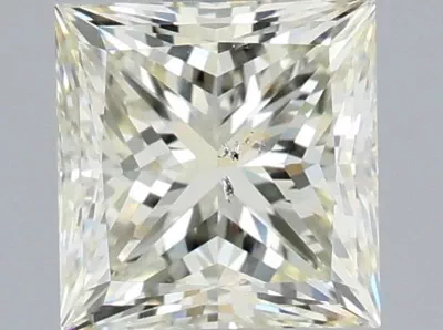 1.50ct K SI1 Rare Carat Ideal Cut Princess Diamond