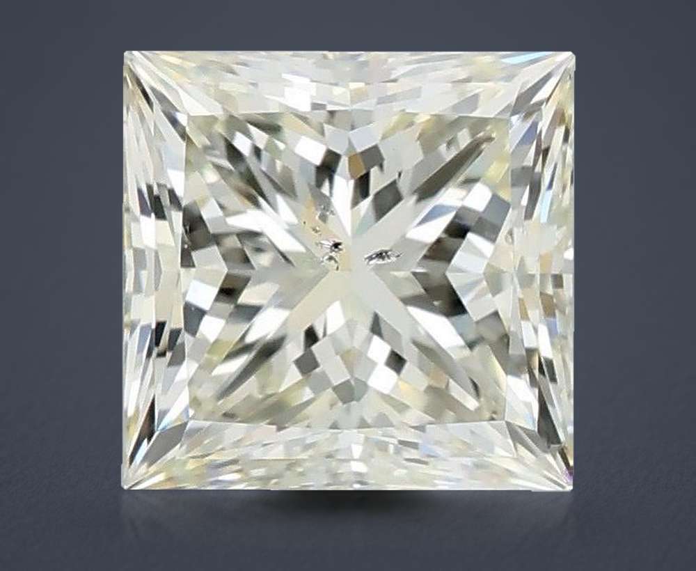 1.50ct K SI1 Rare Carat Ideal Cut Princess Diamond