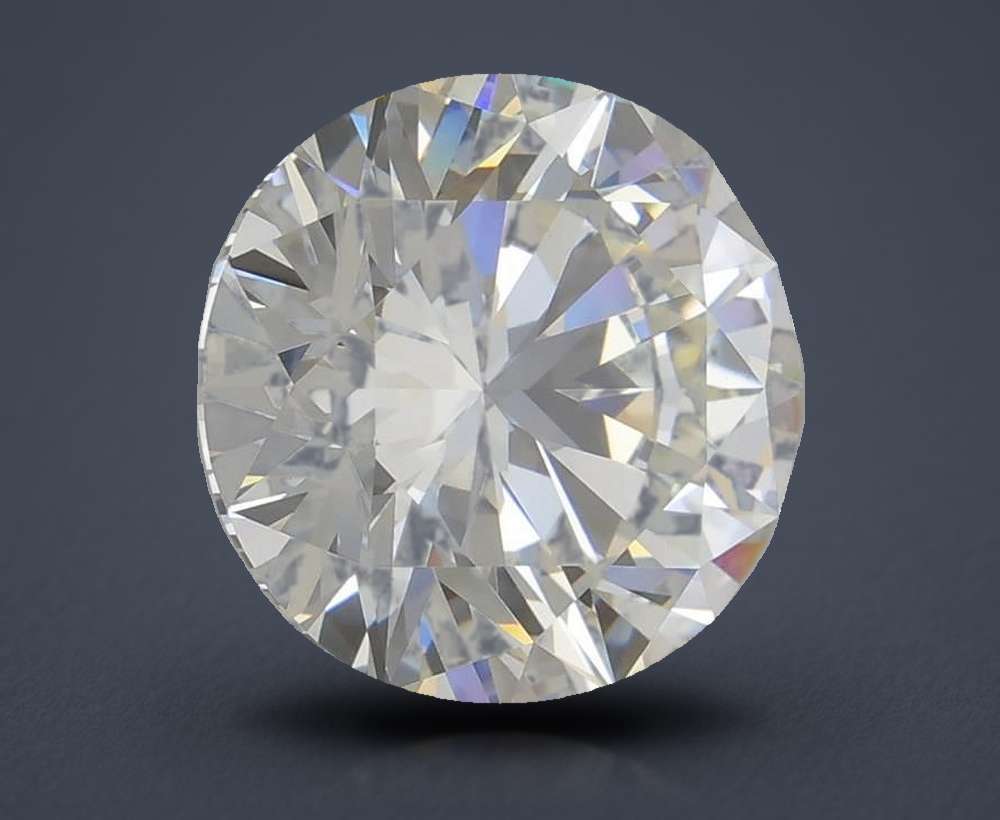 3.06ct H VS1 Rare Carat Ideal Cut Round Lab Grown Diamond