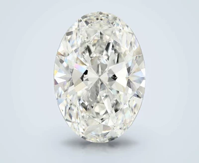 10.13ct F VVS2 Rare Carat Ideal Cut Oval Lab Grown Diamond
