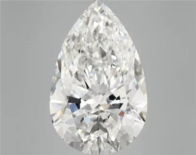 10.26ct F VVS2 Rare Carat Ideal Cut Pear Lab Grown Diamond