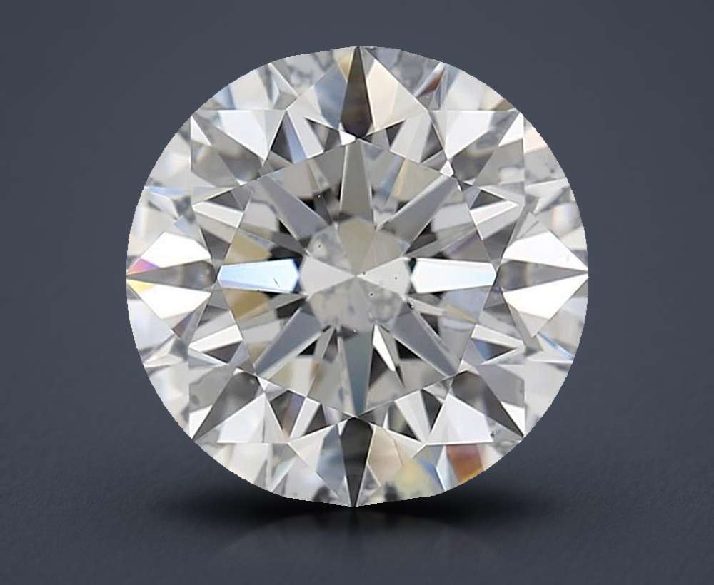 2.71ct E VS2 Rare Carat Ideal Cut Round Diamond