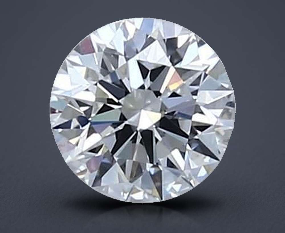 0.54ct F IF Rare Carat Ideal Cut Round Diamond
