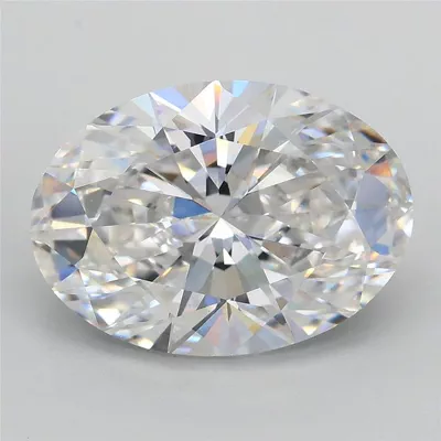 4.01ct E VS1 Rare Carat Ideal Cut Oval Lab Grown Diamond